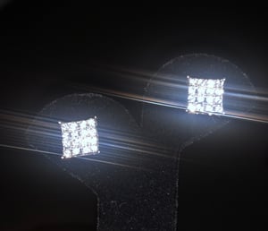 Image of Square Icy Earrings