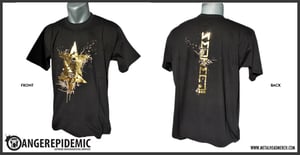 Image of SETH.ECT "Keops" Men's T-Shirt in Gold Foil Finish
