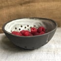 Draining bowl, black / white