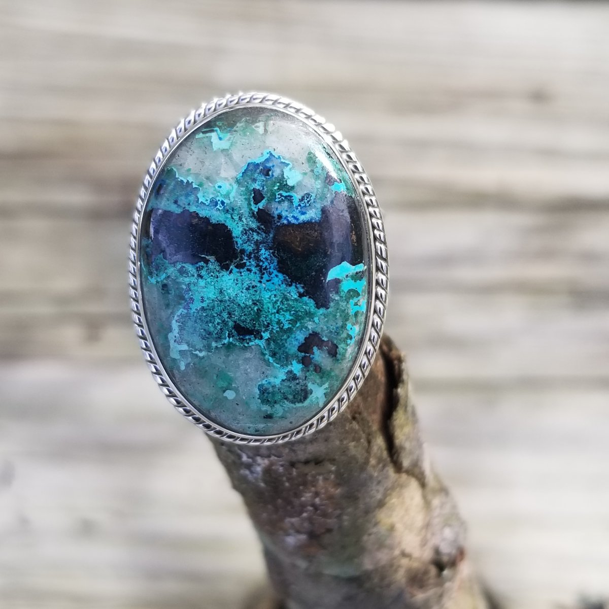 Image of Octay - Chrysocolla Ring in Sterling Silver