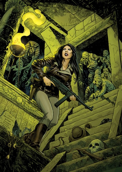 Image of Athena Voltaire vs The Mummies