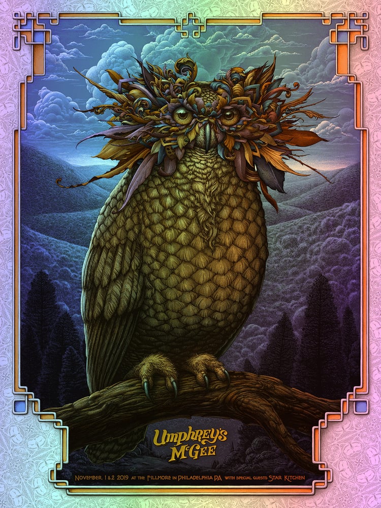 Image of Umphrey's McGee Gig poster: November 1/2 at The Fillmore