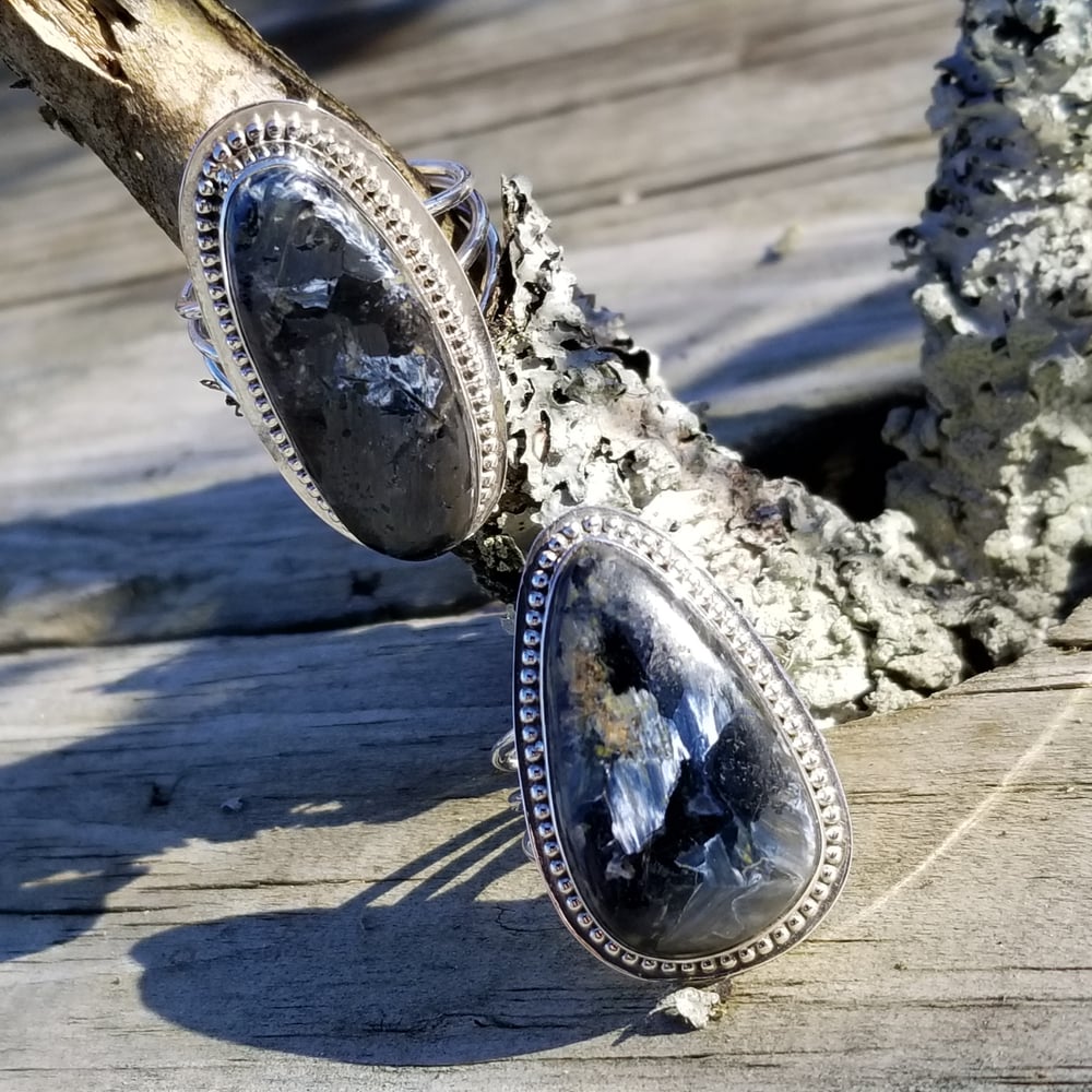 Image of Valkyrie - Pietersite Ring in Sterling Silver