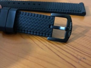 Image of 22MM Hamilton Sports Silicon Rubber Gents WATCH STRAP,NEW