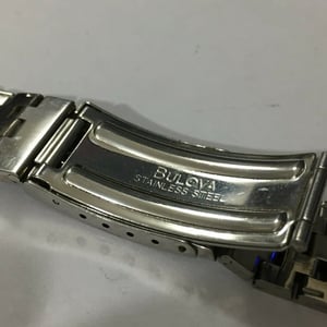 Image of BULOVA 20MM Stainless Steel Gents Watch,Curved Lugs,Clean.