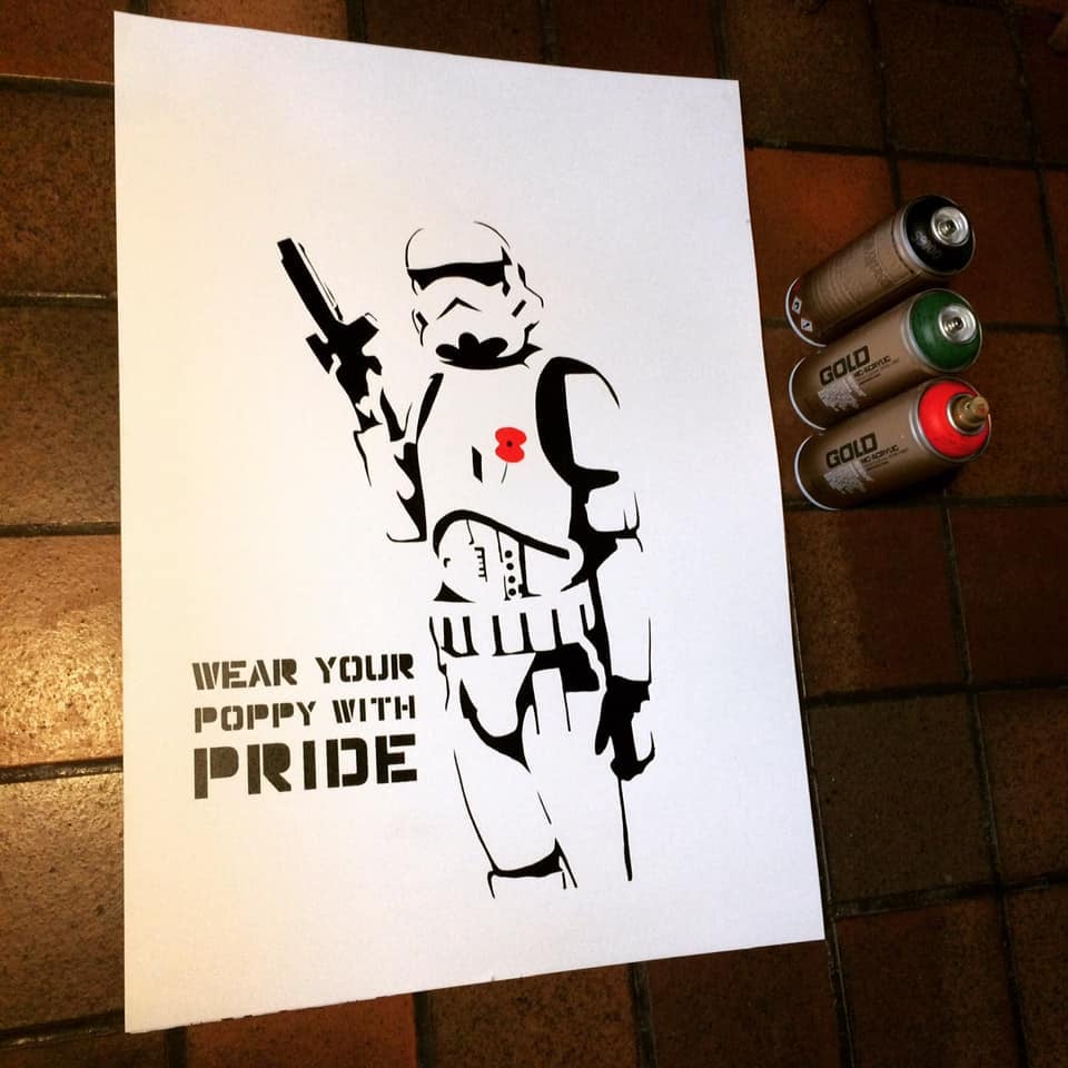 Stormtrooper by Protest Stencil