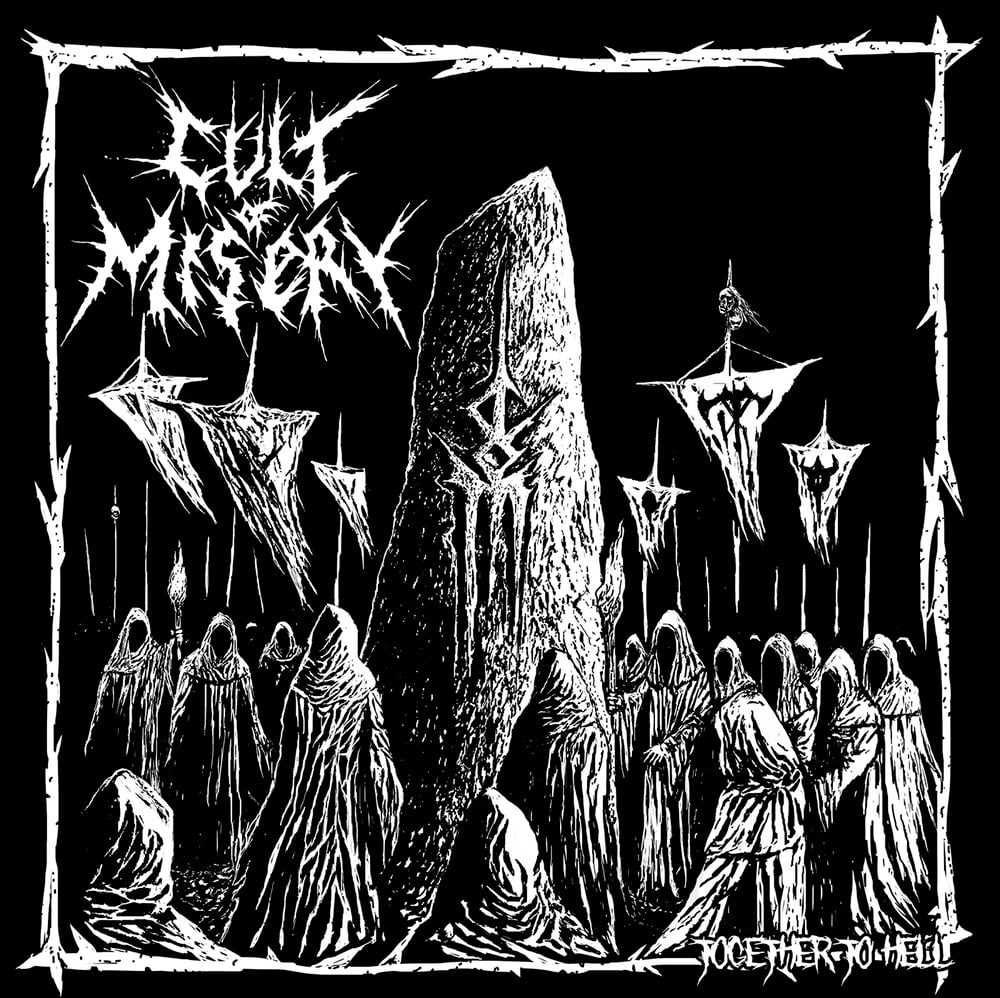 Image of LADV121 - CULT OF MISERY "together to hell" LP