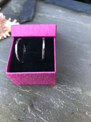 Small Solid 925 Silver Hoops