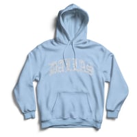 DALLAS BB BLUE RHINESTONE HOODIE