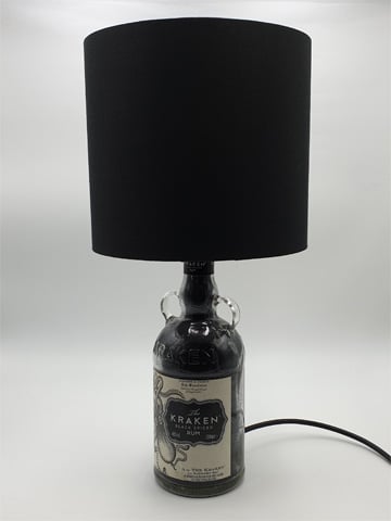 Image of BLACK Kraken Rum Bottle Lamp Deal