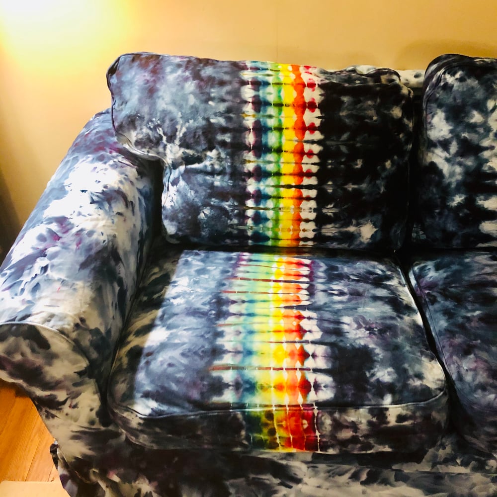 **Custom Rainbow Couch Cover for EKTORP sofa | Sleeping On Rainbows