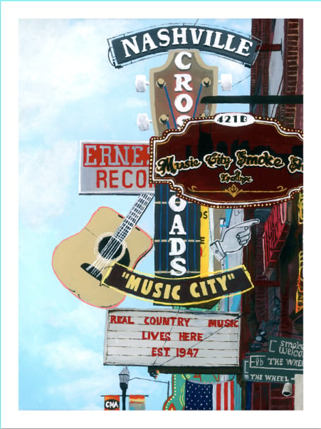 Image of Broadway in Nashville (3rd edition)