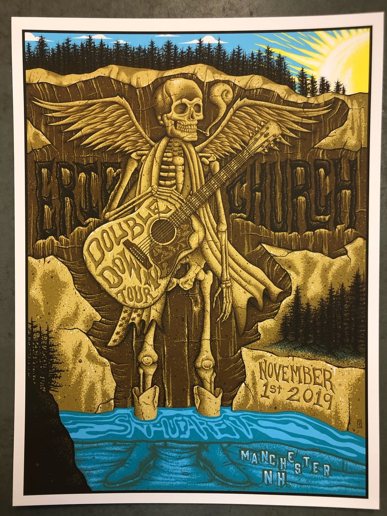 Image of Eric Church - New Hampshire 2019 - Show Print - Artist Edition Single