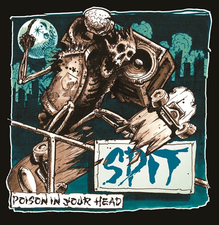 Image of SPIT - "Poison In Your Head" LP (Marble)