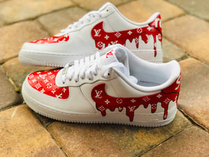 Custom LV Sup Air Force 1 Low Drip