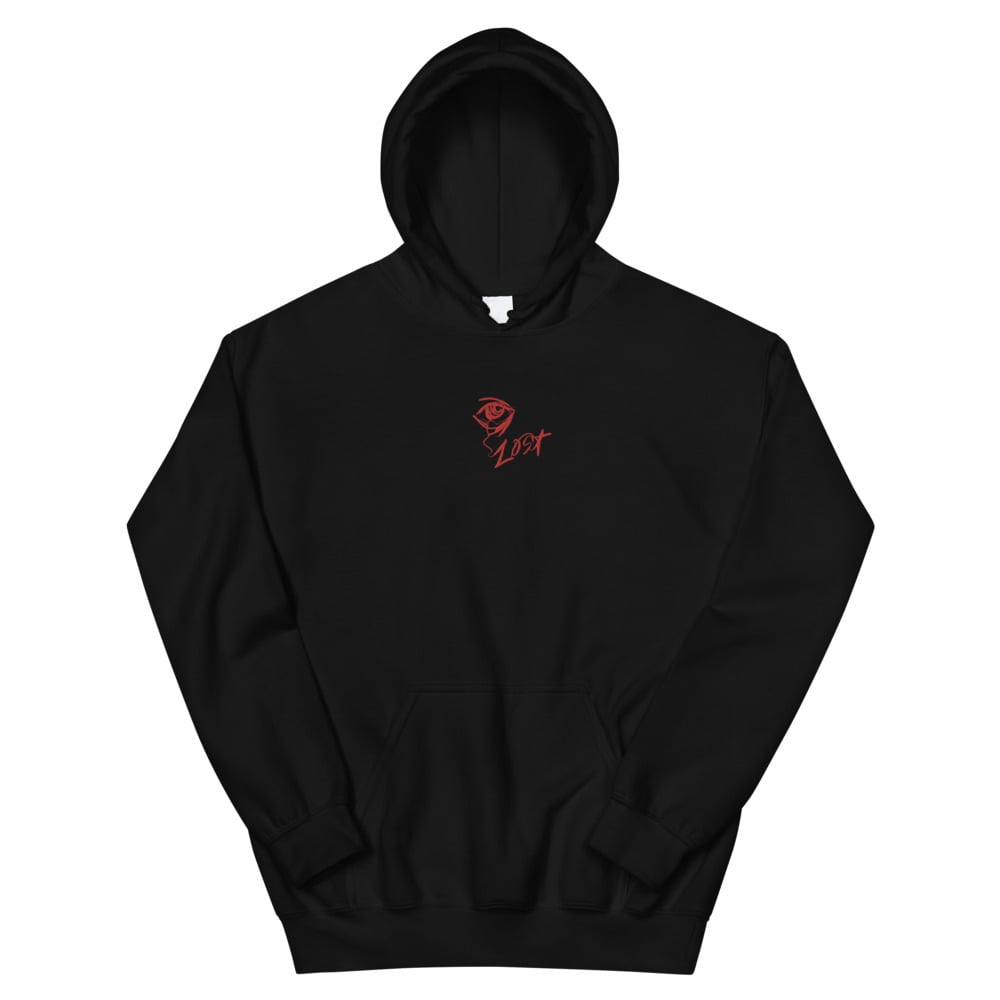 embroidered hoodie