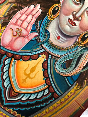 Image of SHIVA matryoshka ORIGINAL painting   