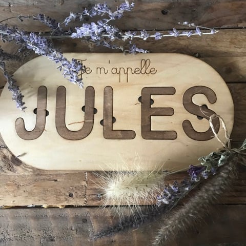 Puzzle Prenom En Bois Dame Louve Puzzle Prenom En Bois Dame Louve