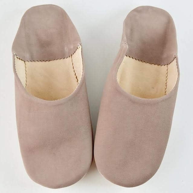 Image of SUEDE BABOUCHE - PASTEL TONES