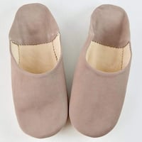 Image 2 of SUEDE BABOUCHE - PASTEL TONES