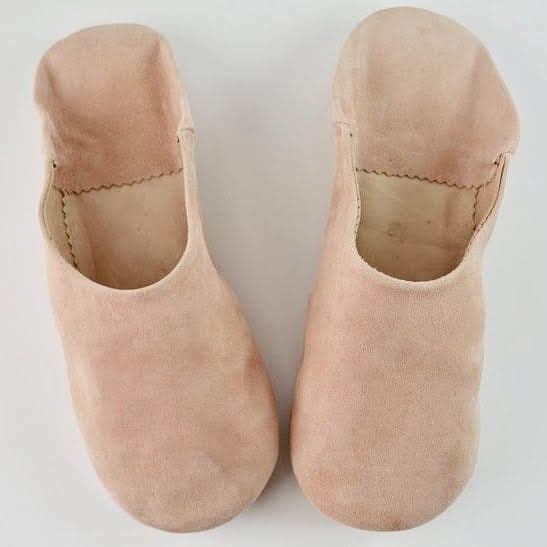 Image of SUEDE BABOUCHE - PASTEL TONES