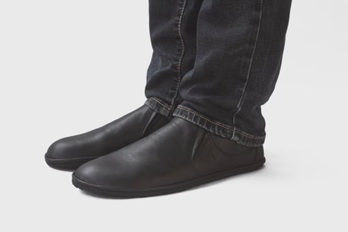 Image of Slip-On Sneakers in Matte Black