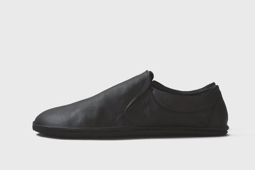 Image of Slip-On Sneakers in Matte Black
