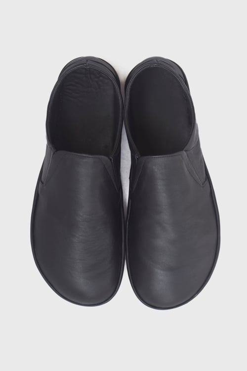 Image of Slip-On Sneakers in Matte Black