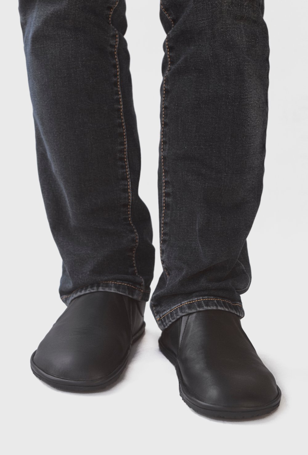 Image of Slip-On Sneakers in Matte Black