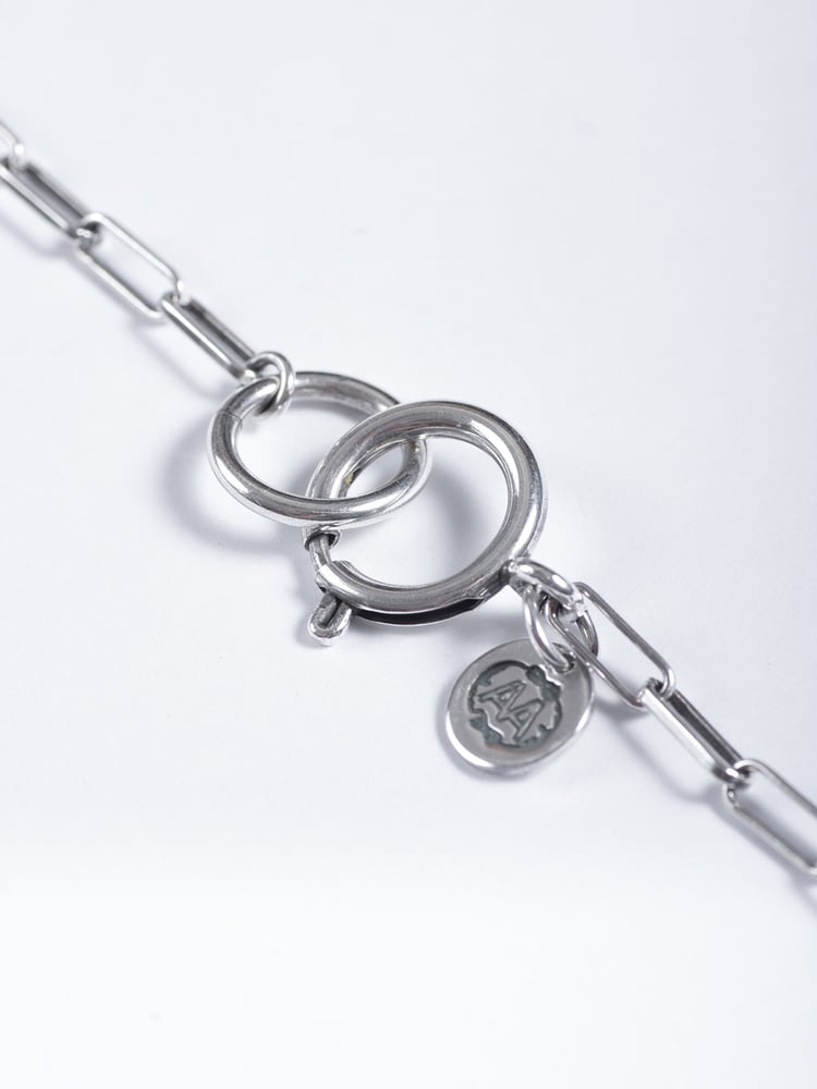 Image of Bracelet CELESTE plaqué argent vieilli
