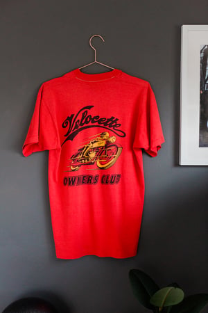 Image of 80s Motorcycle Velocette Tee