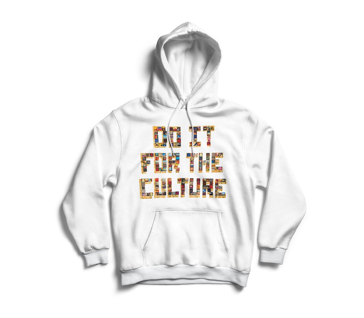 Image of WHITE  "Do IT FoR ThE CuLTuRe II" Hoodie