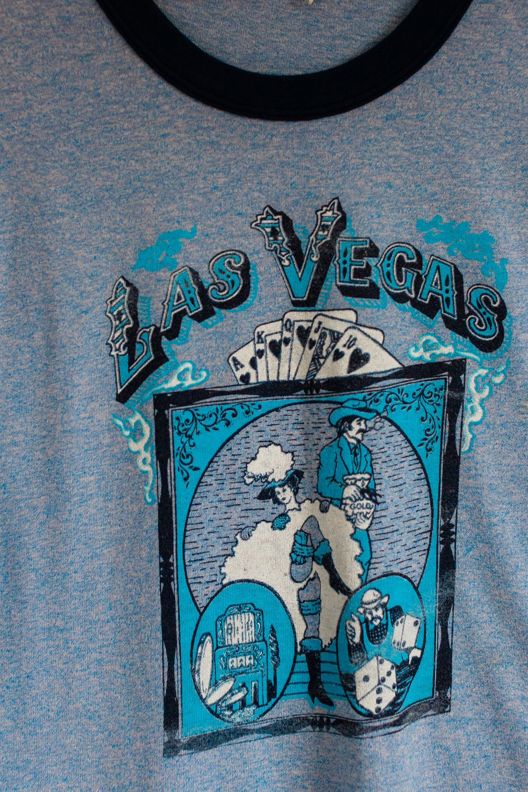Vintage 80s - Las Vegas Ringer Tee | babecave