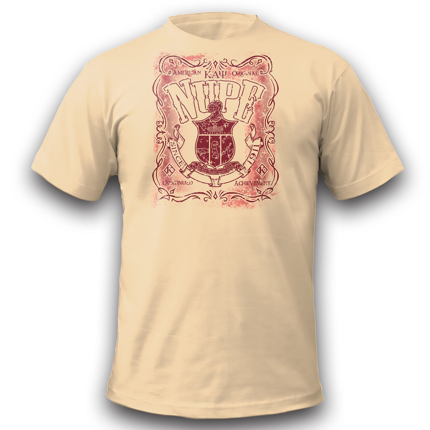 Image of American Original Nupe Graphic Dry-Fit T-Shirt (Cream)