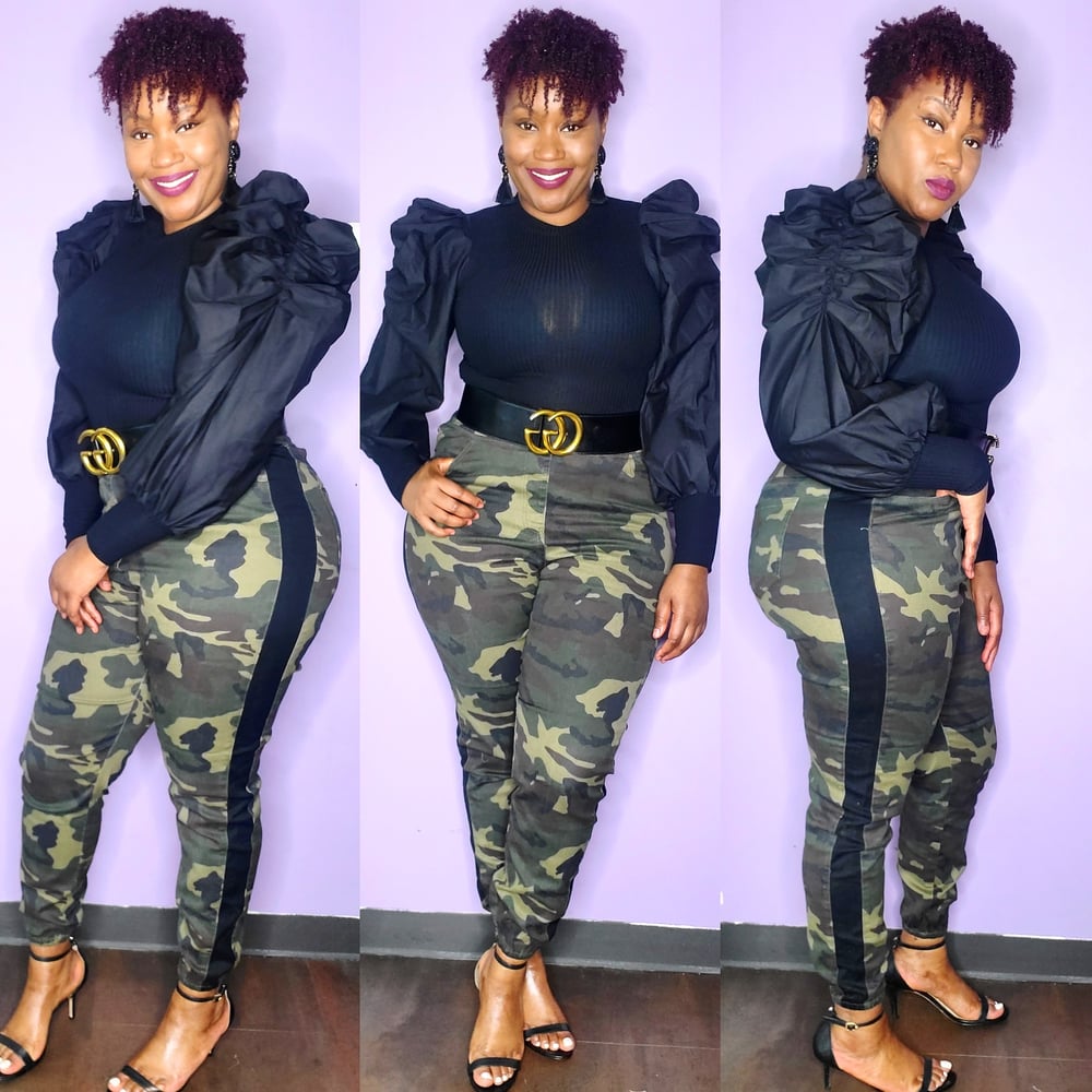 Behind Enemy Lines Camo Joggers | Curvy Closet Boutique