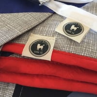 Image 3 of REORDER for Unbleached Organic Cotton FABRIC Labels