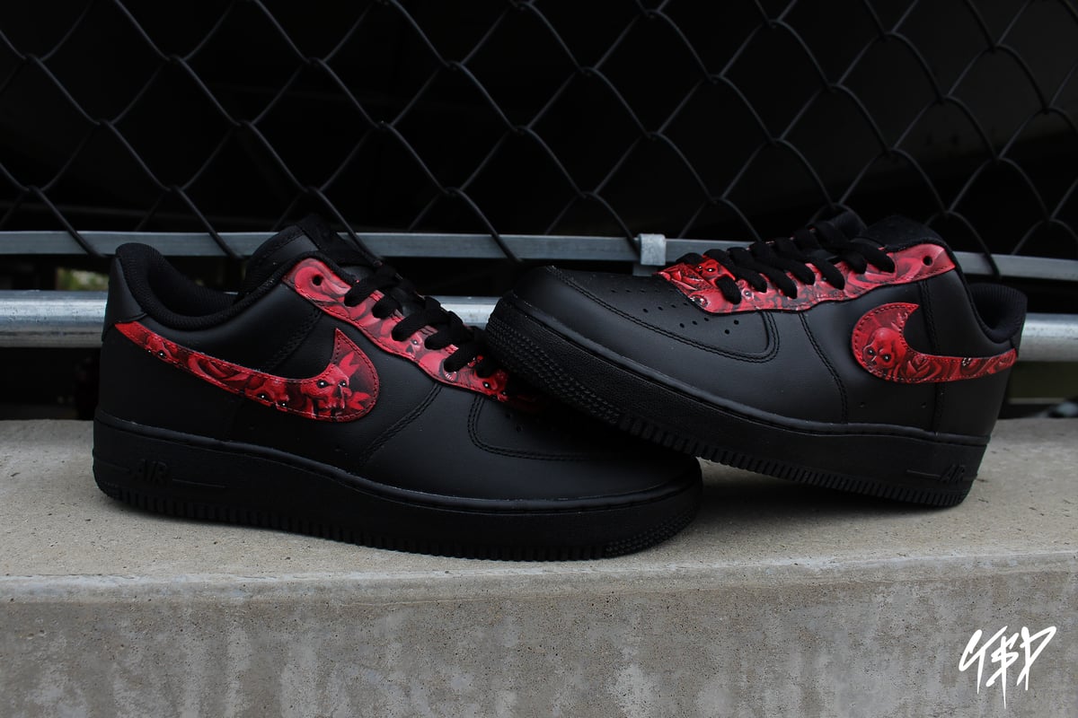 Process climax Manifest Darkness • Inhibited Vices Custom AF1 | thatshitdead