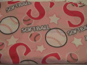 Image of Softball Throw Blanket (1 In Stock)