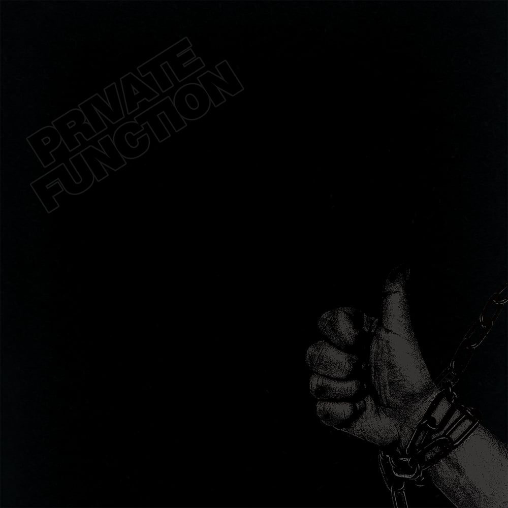 Image of Private Function - St Anger Limited Edition Black Artwork - Vinyl LP