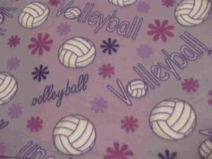 Image of Volleyball Throw Blanket (2 In Stock)