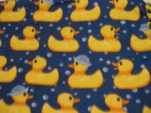Image of Ducks and Bubbles Throw Blanket (1 In Stock)