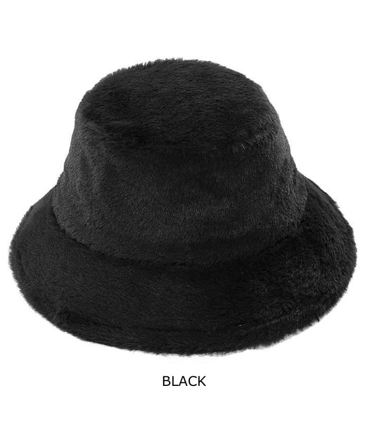 Fur bucket hat 90s sales