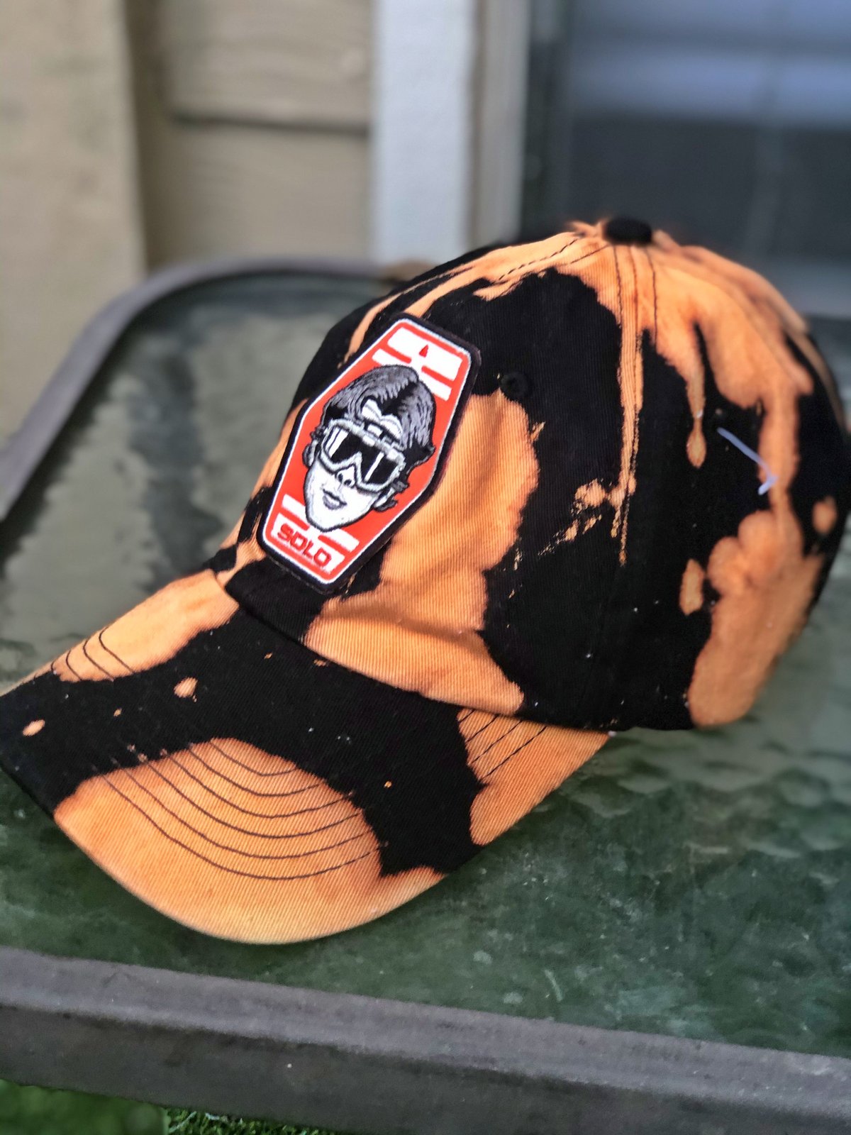 bleached dad hats