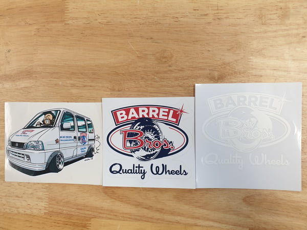 Image of Barrel Bros Stickers.
