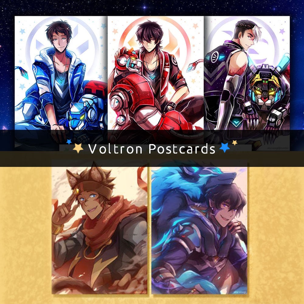 Image of Voltron postcards