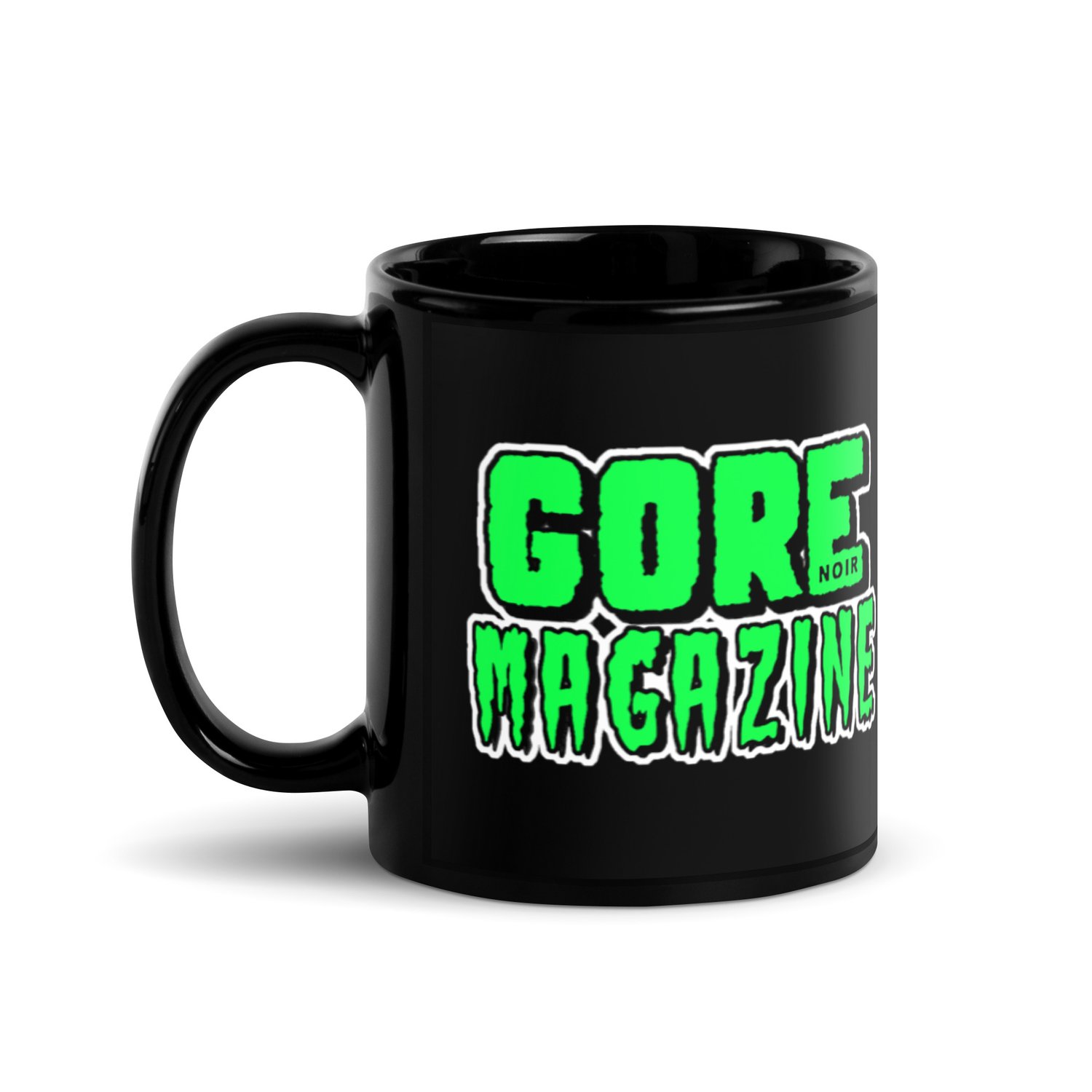 Image of Black Glossy Mug Old School Logo