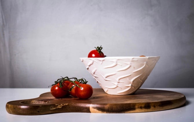 Image of Skål med mønster