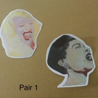 Tiny Screamer stickers x 2