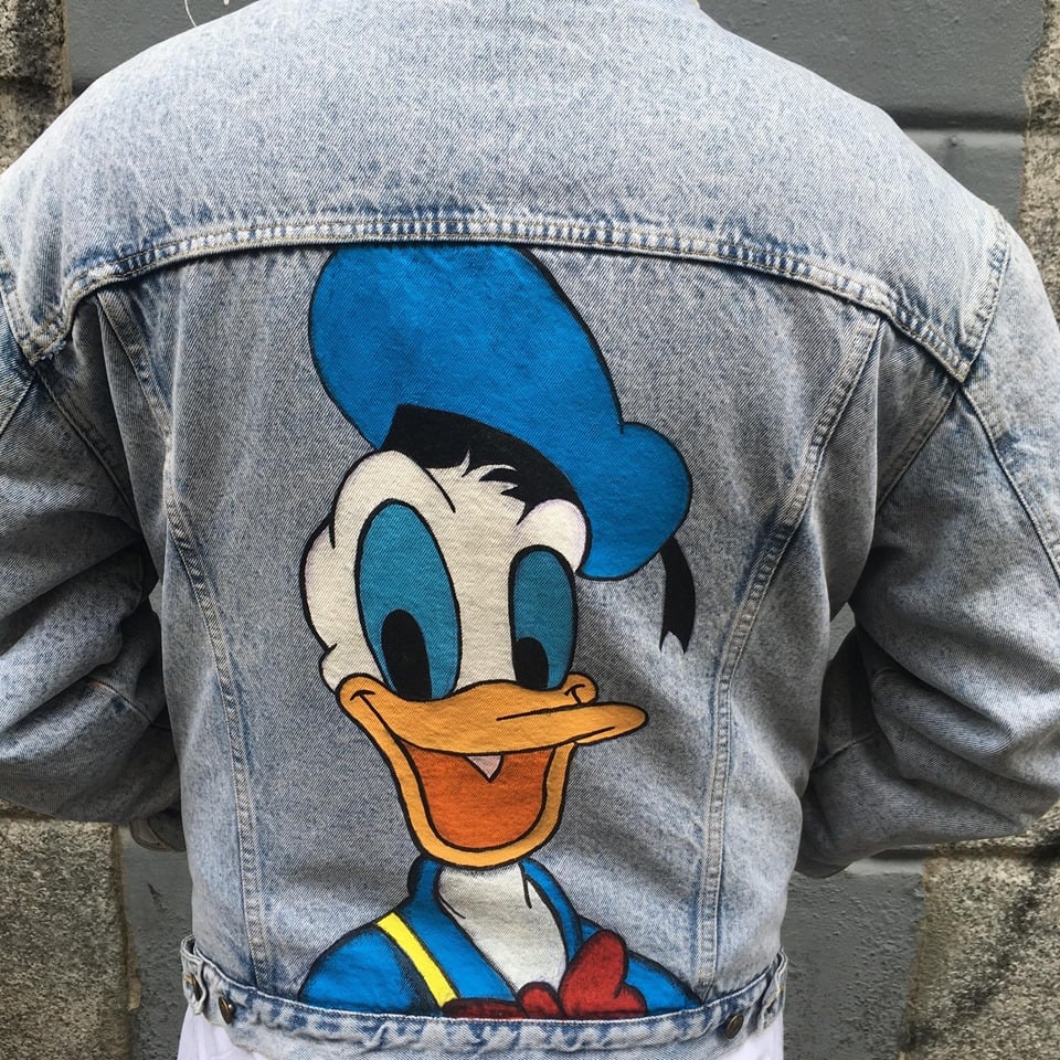 Image of Donald Duck Carrera Denim Jacket