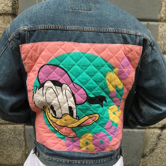 Image of Donald Duck Patch Denim Jacket